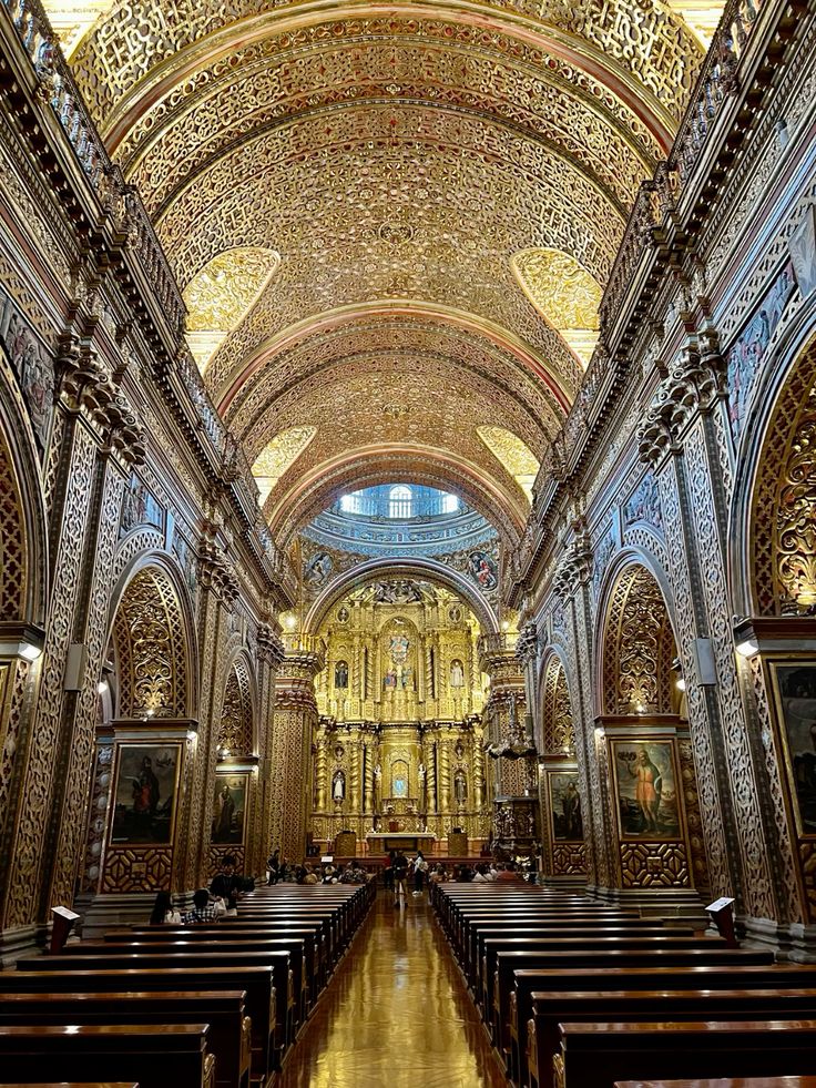 Iglesia de la compañia por dentro